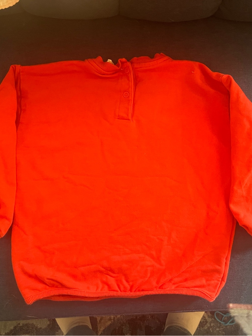 Men's Orange Crewneck Sweater
